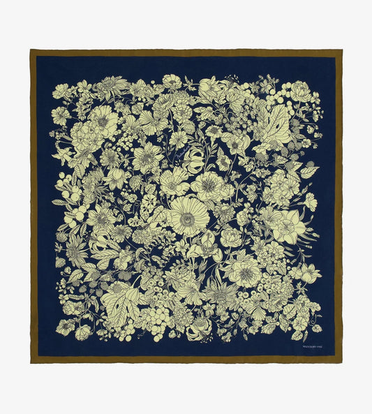 Foulard Piccolo Seta Blu