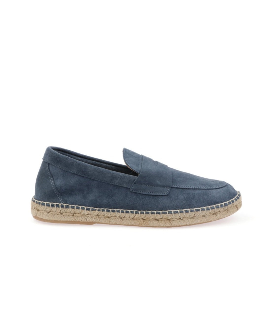 Espadrillas Penny Camoscio Blu Denim