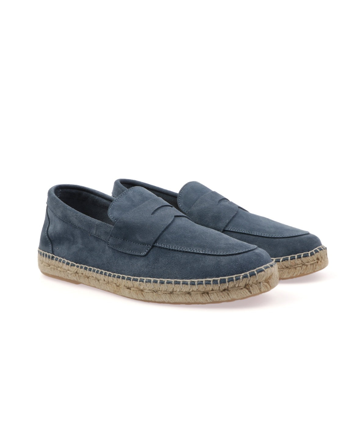 Espadrillas Penny Camoscio Blu Denim