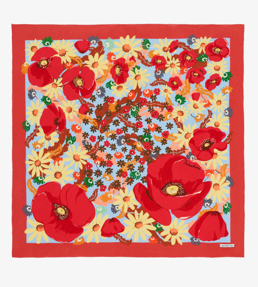 Foulard Giverny Carrè Rosso