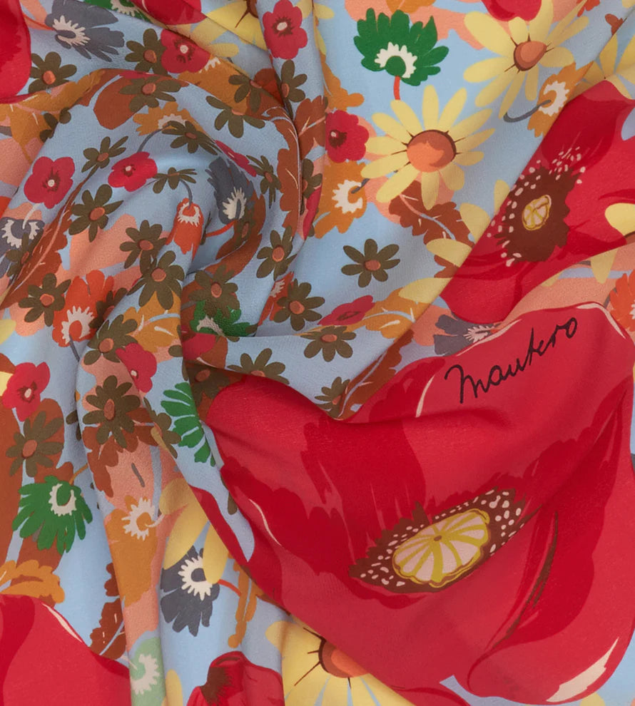 Foulard Giverny Carrè Rosso