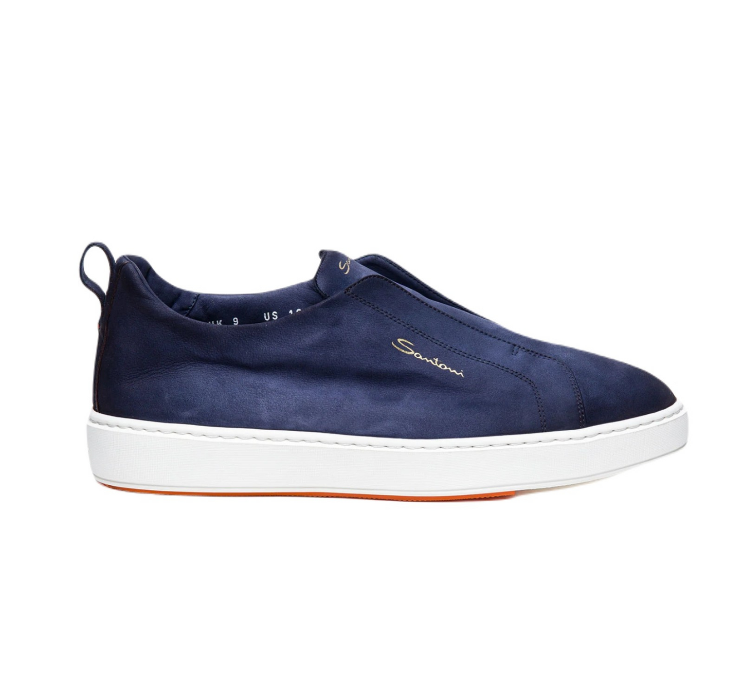 Sneaker Slip-On Nabuck Blu