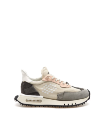 Sneaker Ammortizzata Canvas Rosa e Grigia