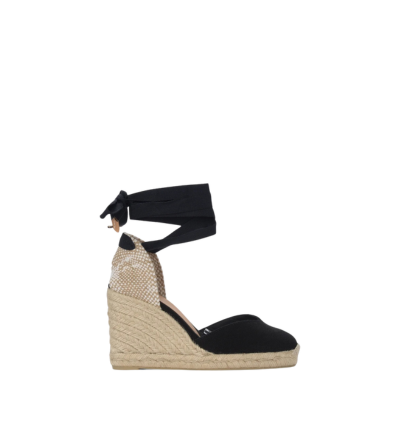 Zeppa Scollo V Canvas Nero