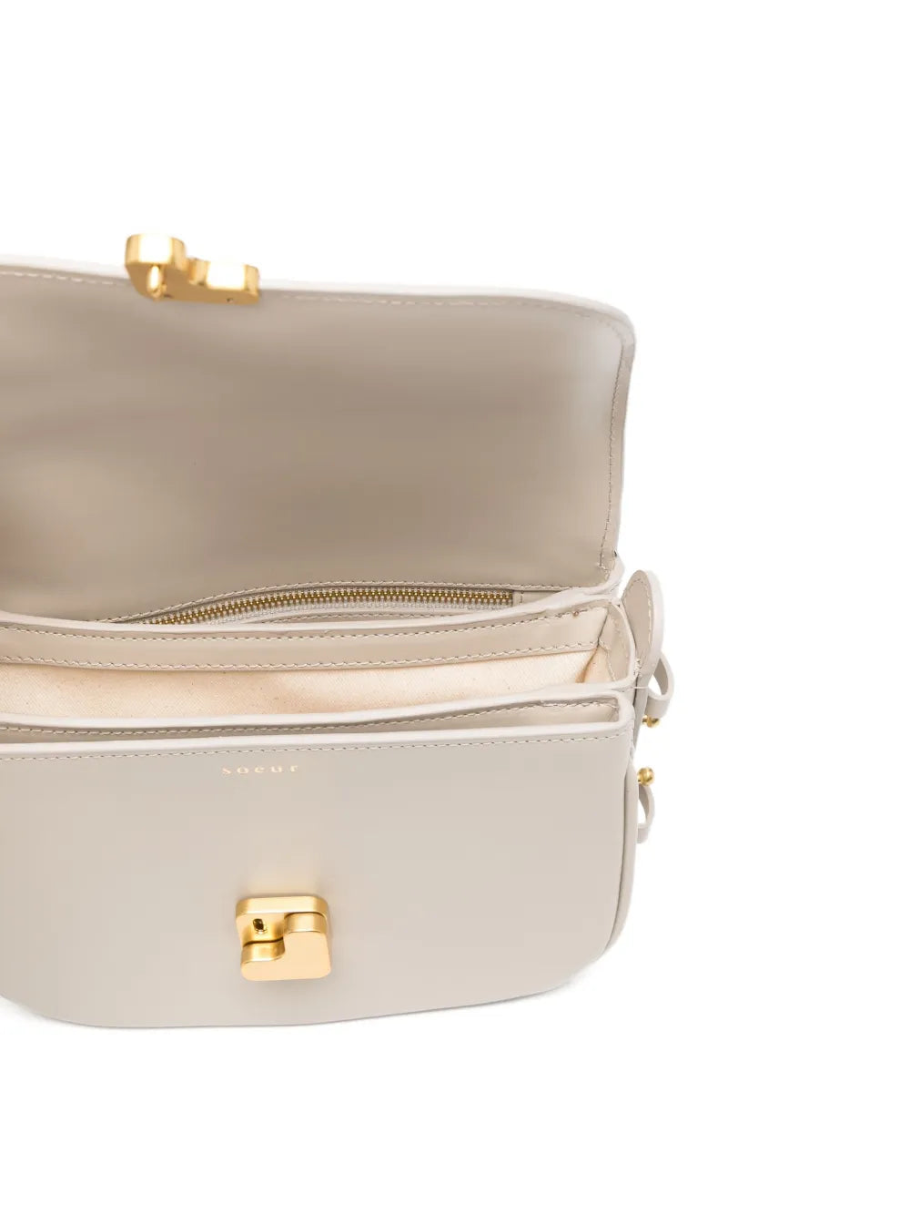 Borsa Tracolla Pelle Avorio