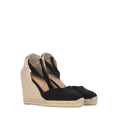Zeppa Scollo V Canvas Nero