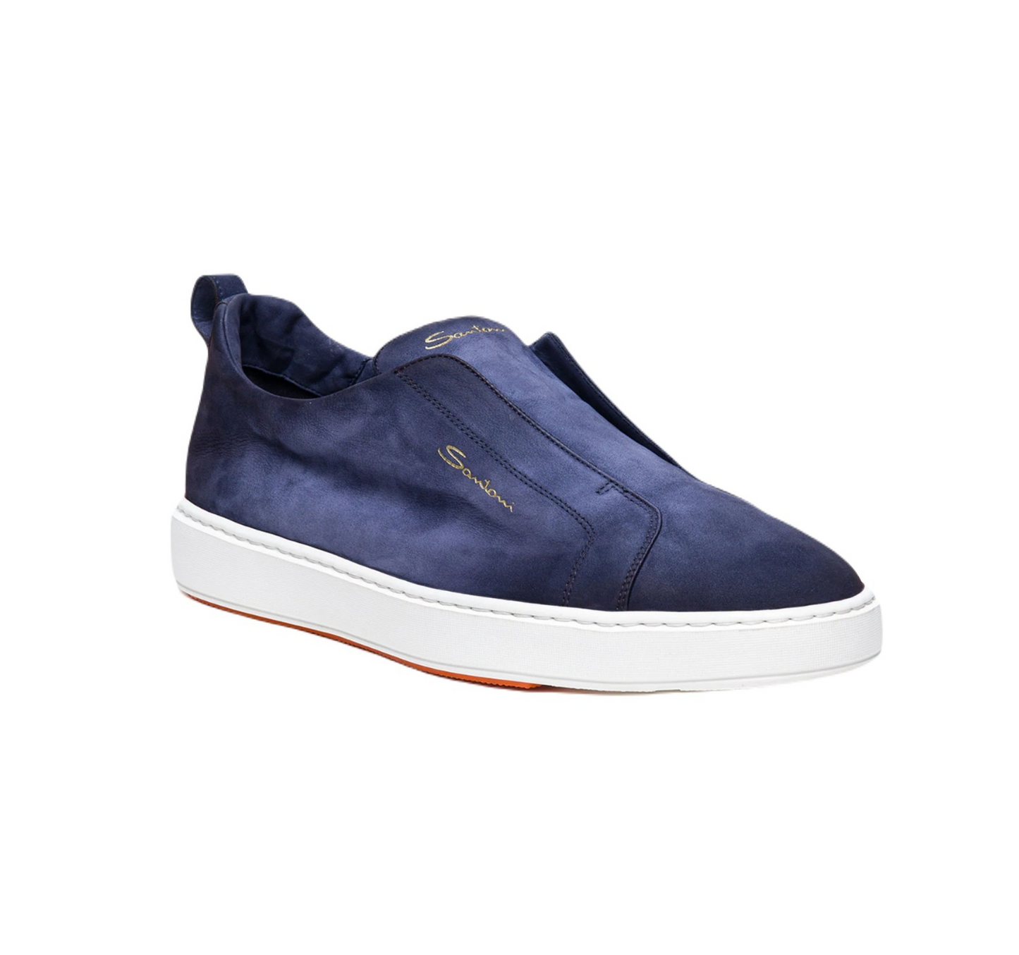 Sneaker Slip-On Nabuck Blu