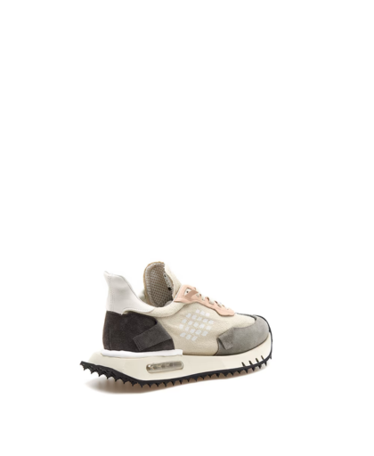 Sneaker Ammortizzata Canvas Rosa e Grigia