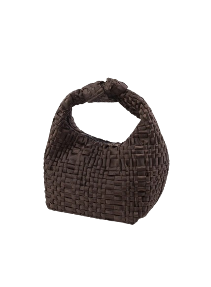 Borsa Satin Marrone