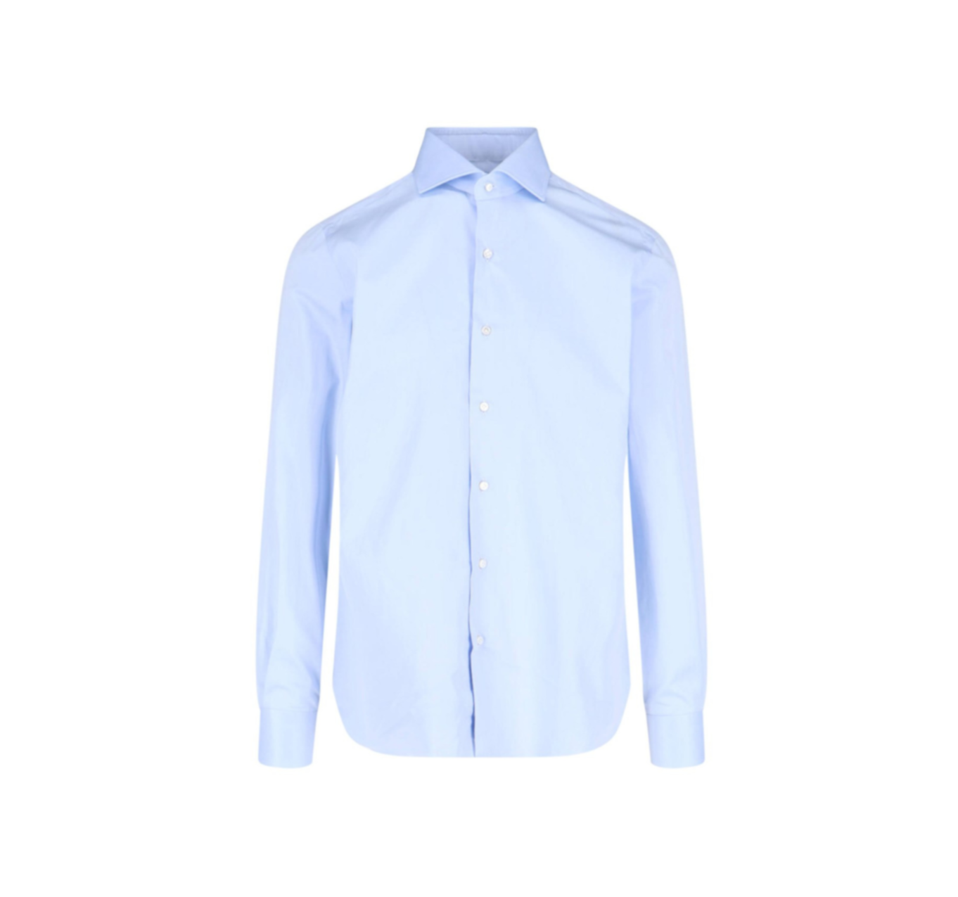Camicia Classica Popeline Celeste