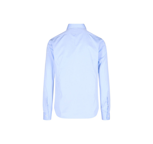 Camicia Classica Popeline Celeste