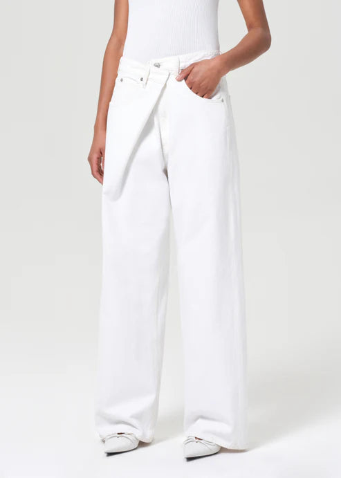 Jeans Vana Asimmetrico Bianco