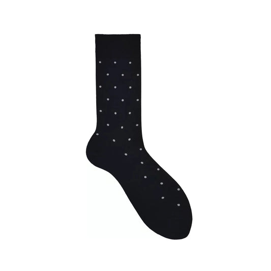 Calza Lunga Pois Blu