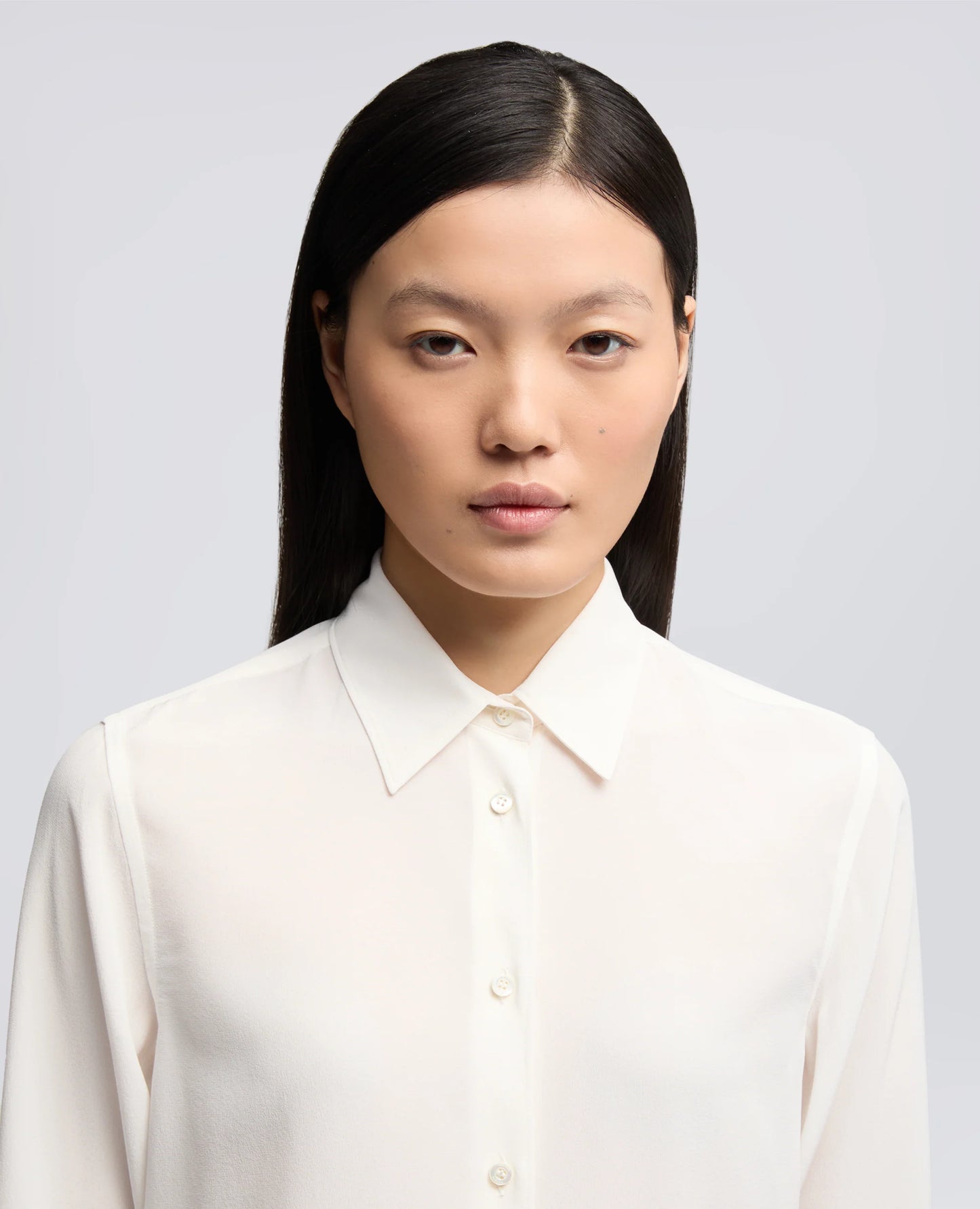 Camicia Slim Seta Naturale