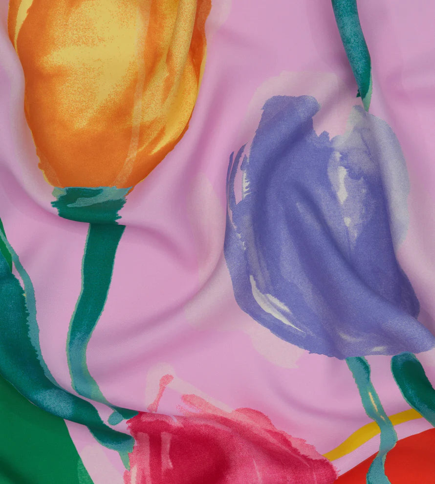 Foulard Countryside Rosa