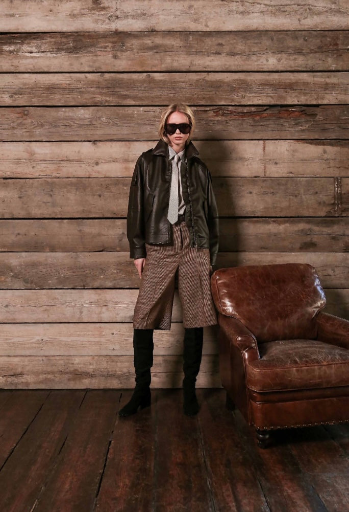 Bermuda Check Marrone