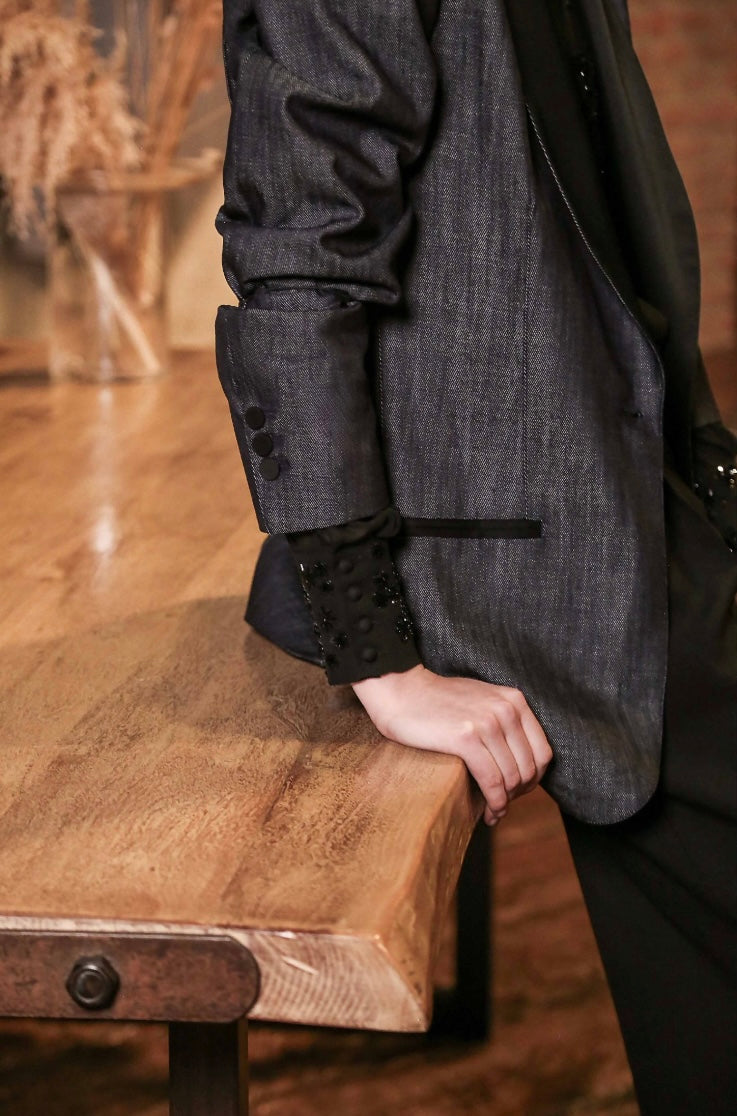 Giacca Smoking Denim