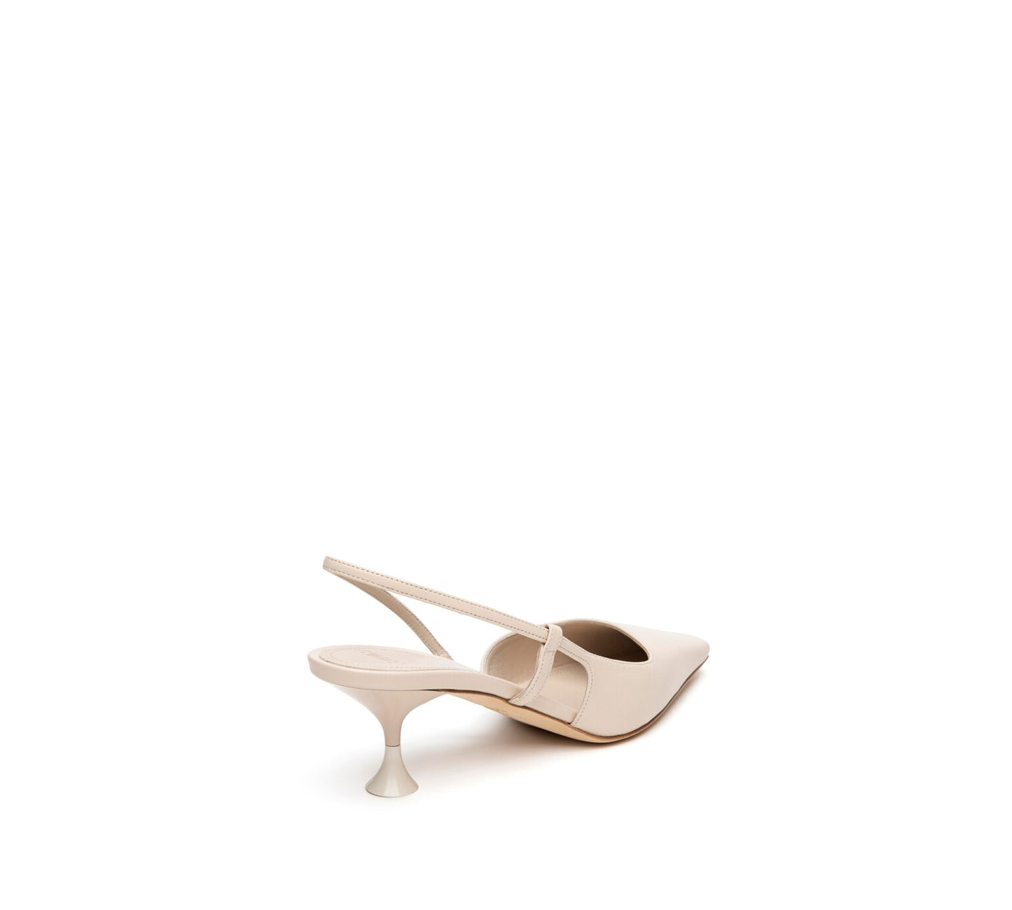 Slingback Pelle Avorio