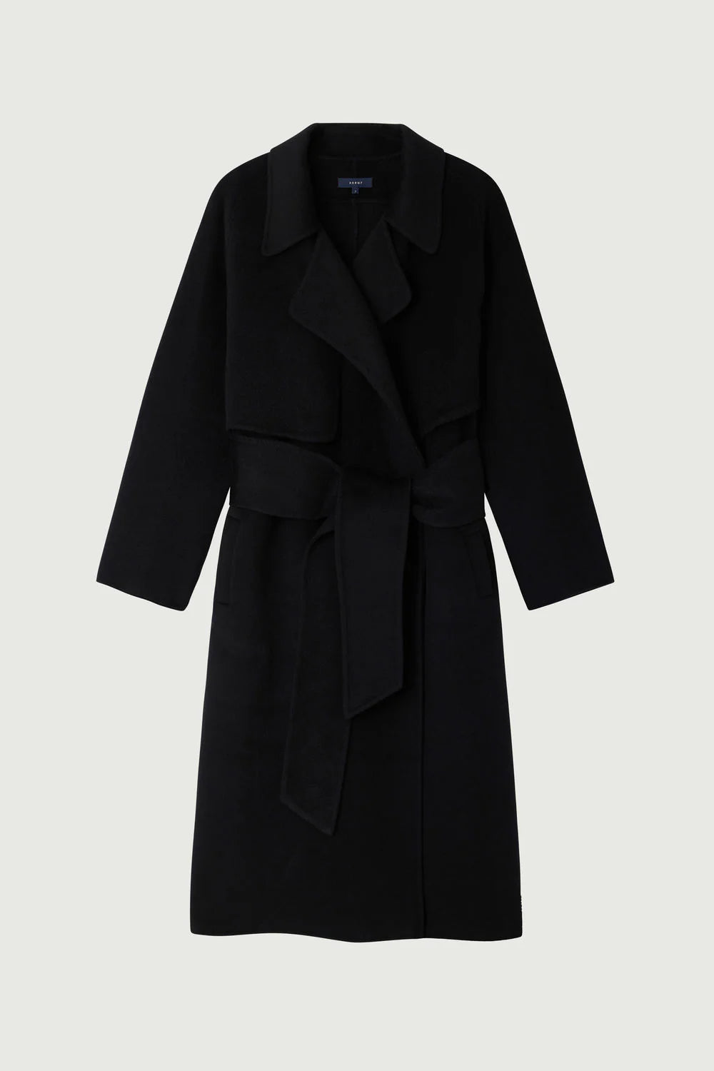Cappotto Lungo Cachemire Nero