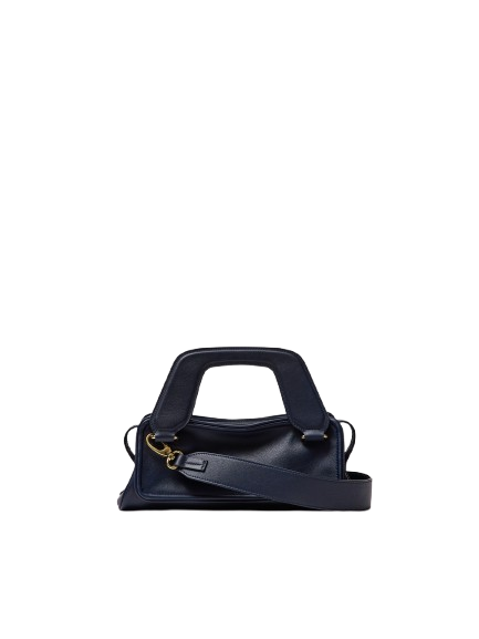 Soft Mini Bag Nappa Blu