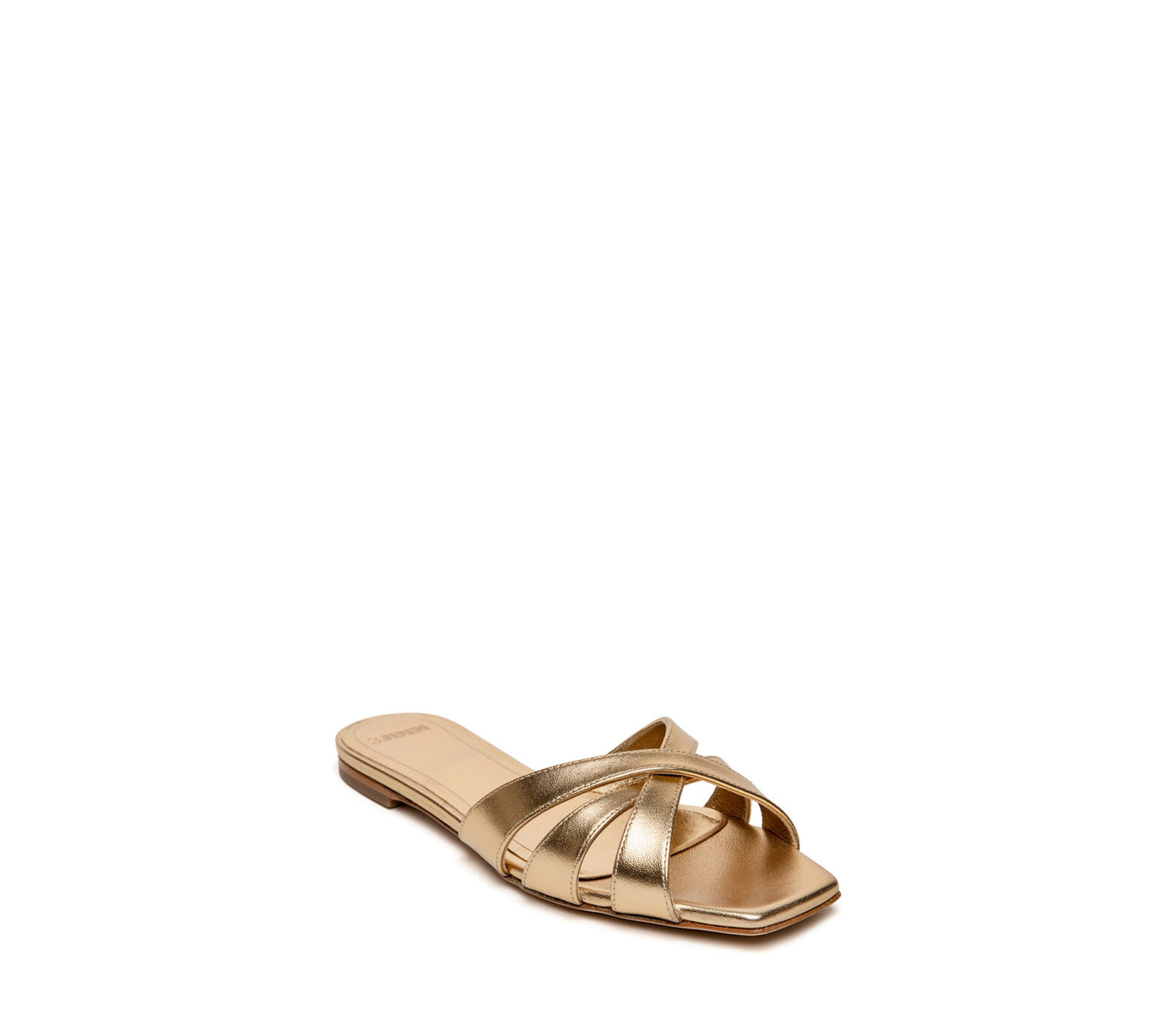 Ciabatta Pelle Laminata Oro
