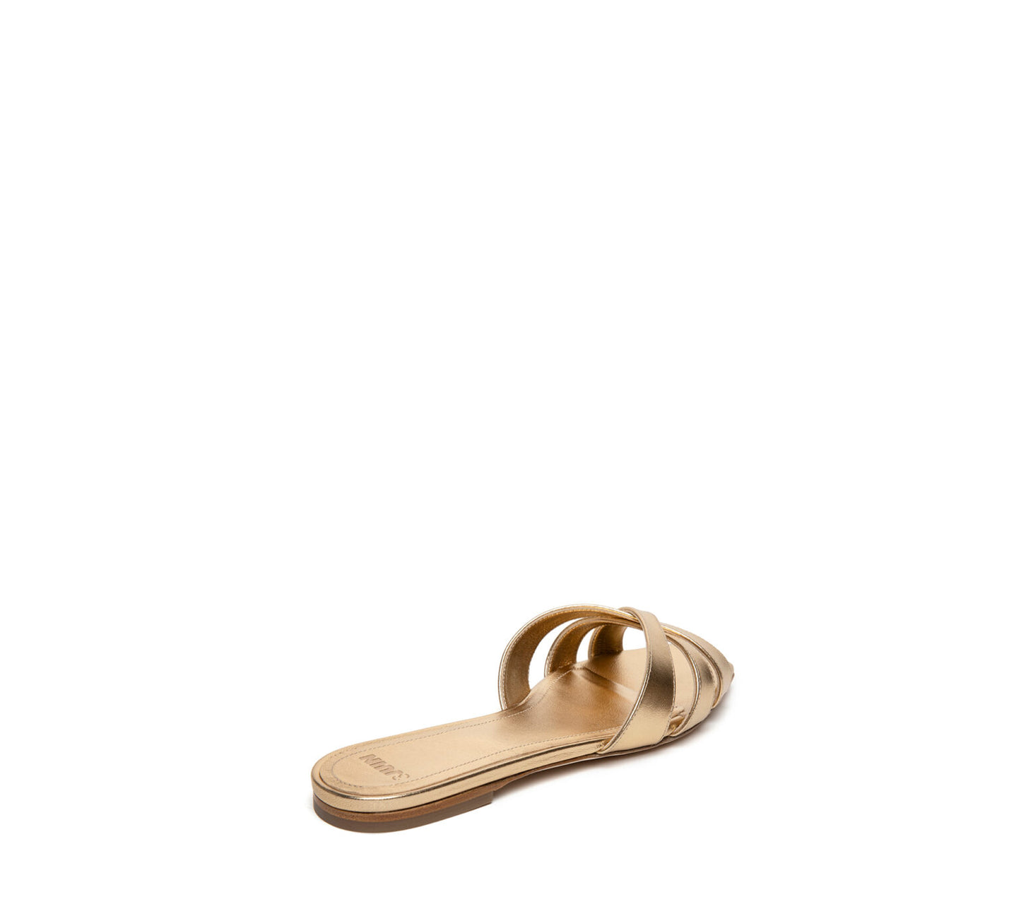 Ciabatta Pelle Laminata Oro