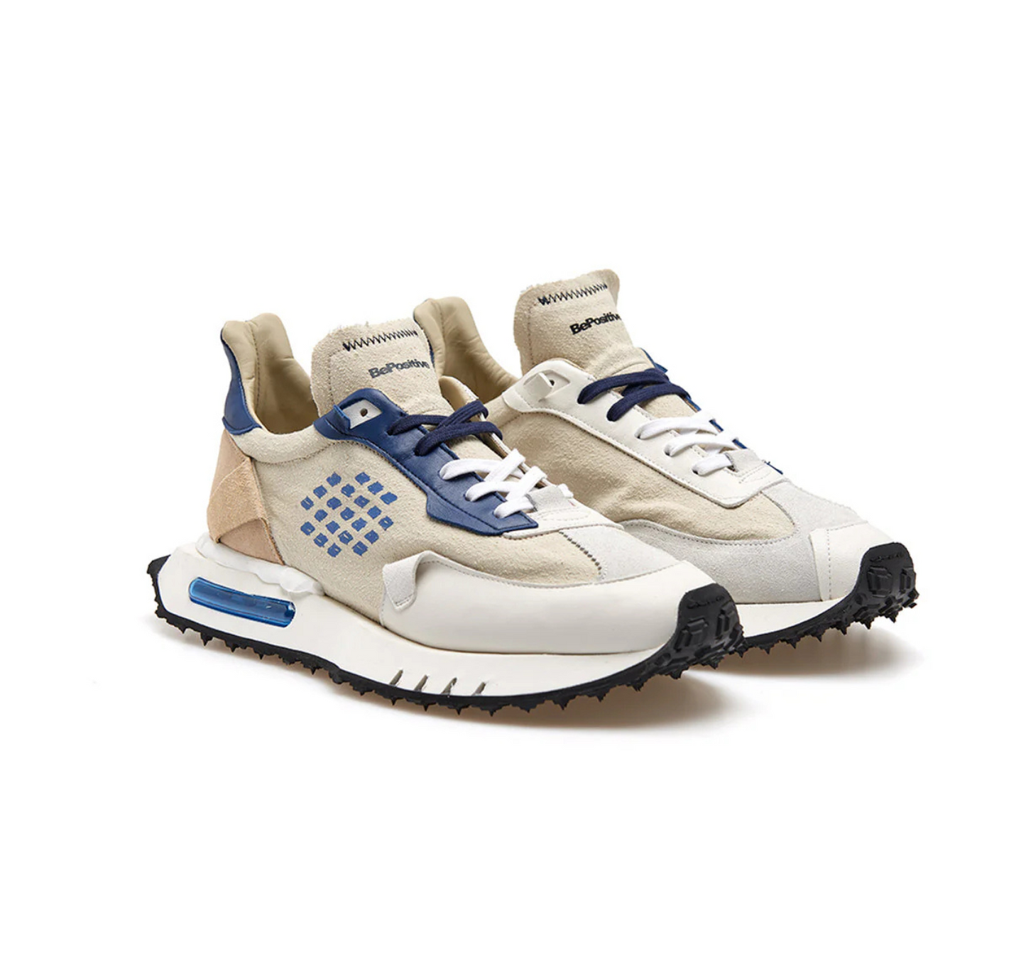 Sneaker Canvas Beige e Blu