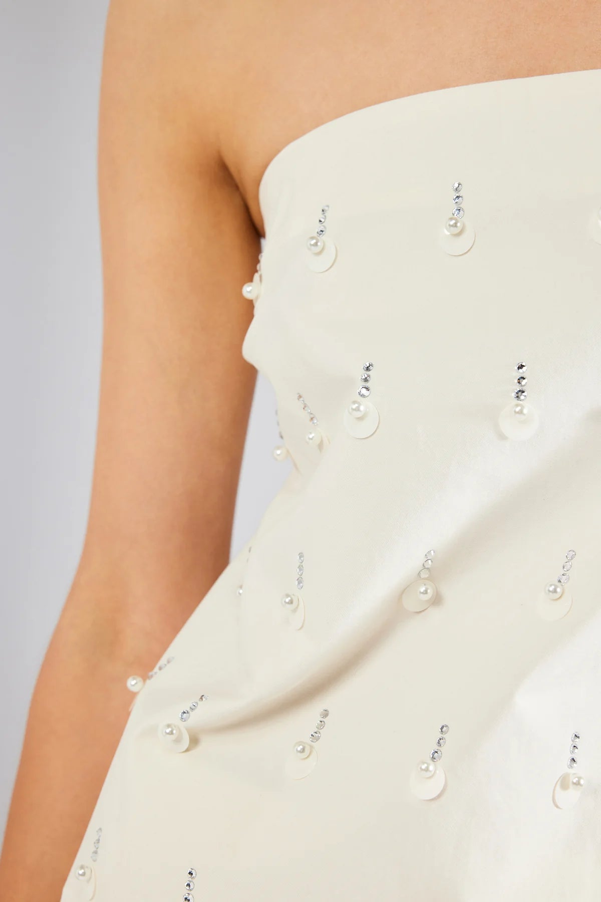 Top Paillettes Panna