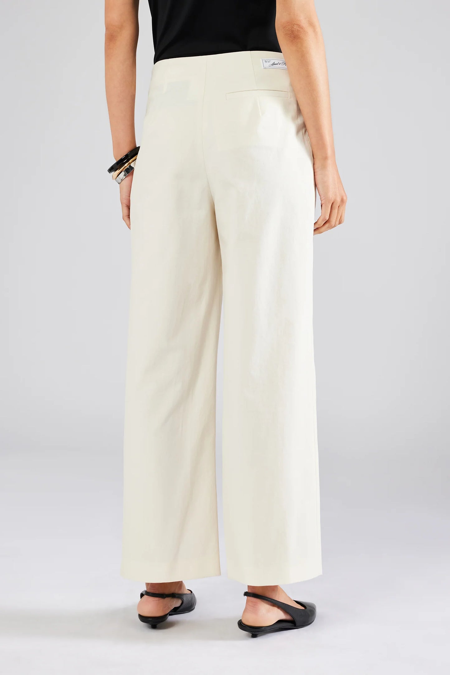 Pantalone Paillettes Panna