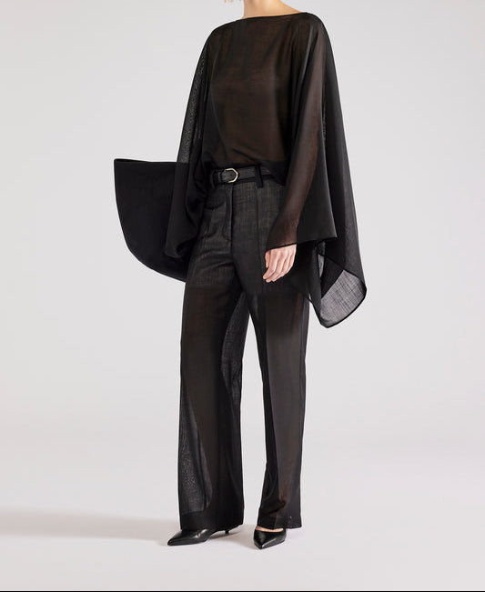 Pantalone Trasparente Nero