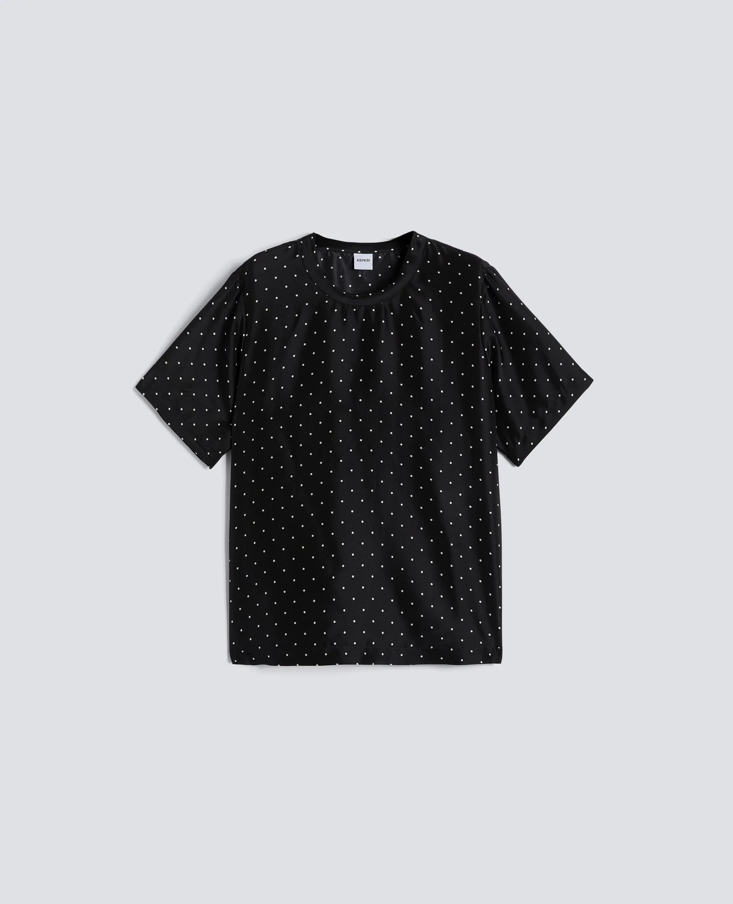 Blusa Seta Pois Nera