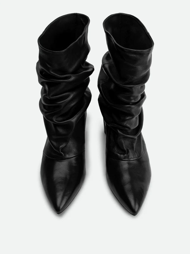 Stivaletto Pelle Nera