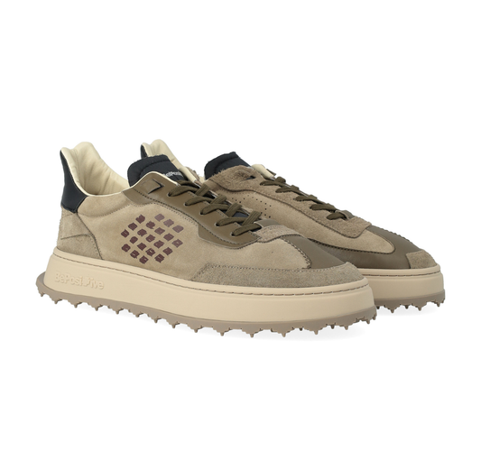 Sneaker Suede Militare