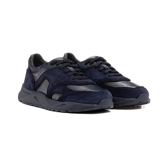 Sneaker Innova Pelle/Suede Blu