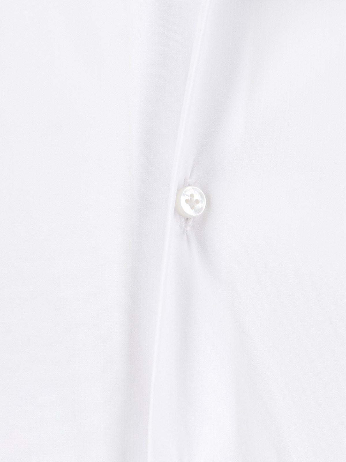 Camicia Classica Popeline Bianca