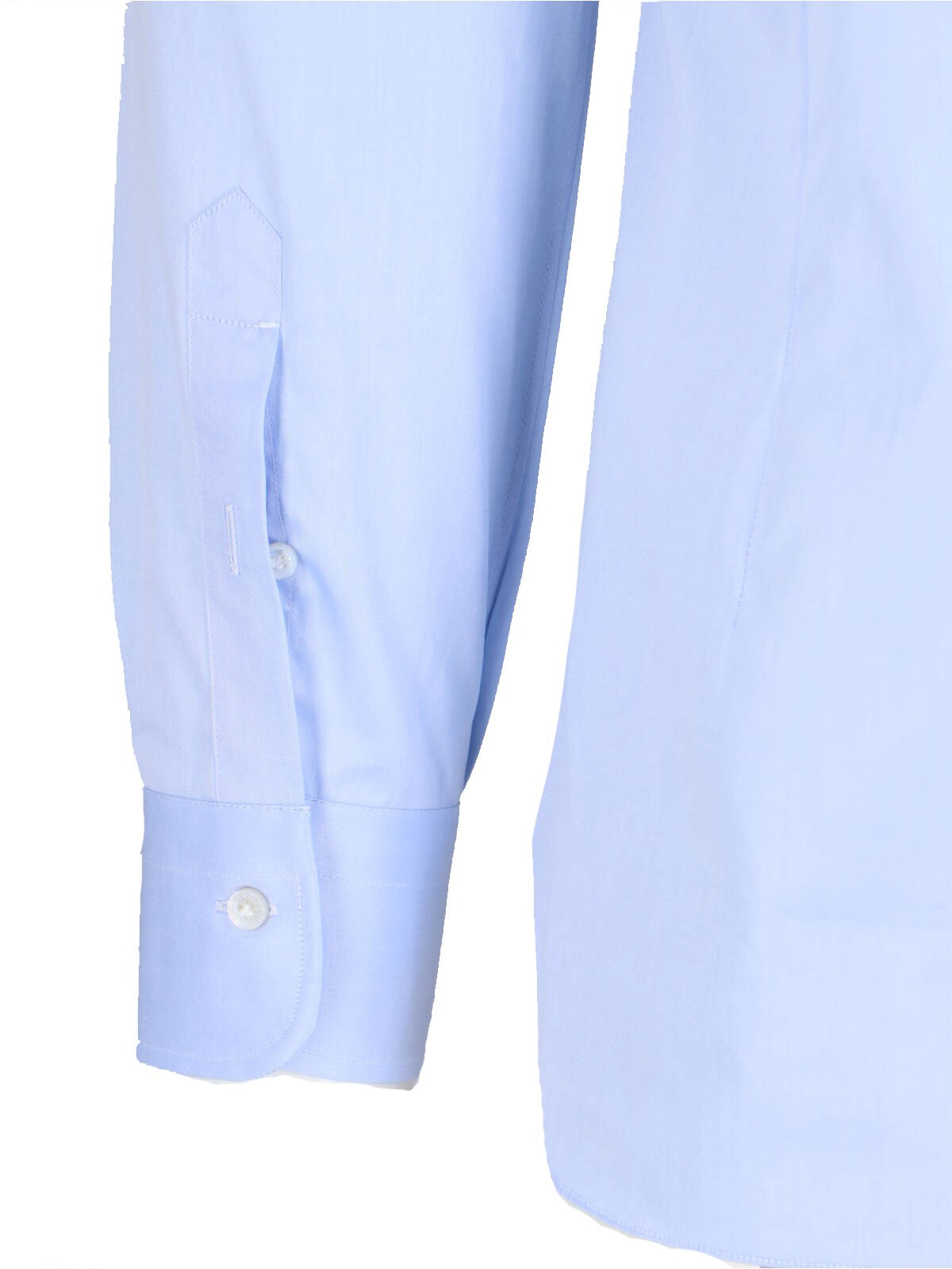 Camicia Classica Popeline Celeste