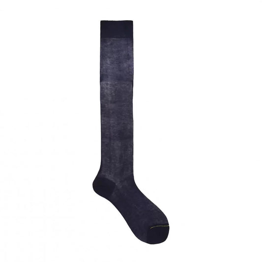 Calza Lunga N.1 in Filoscozia Blu