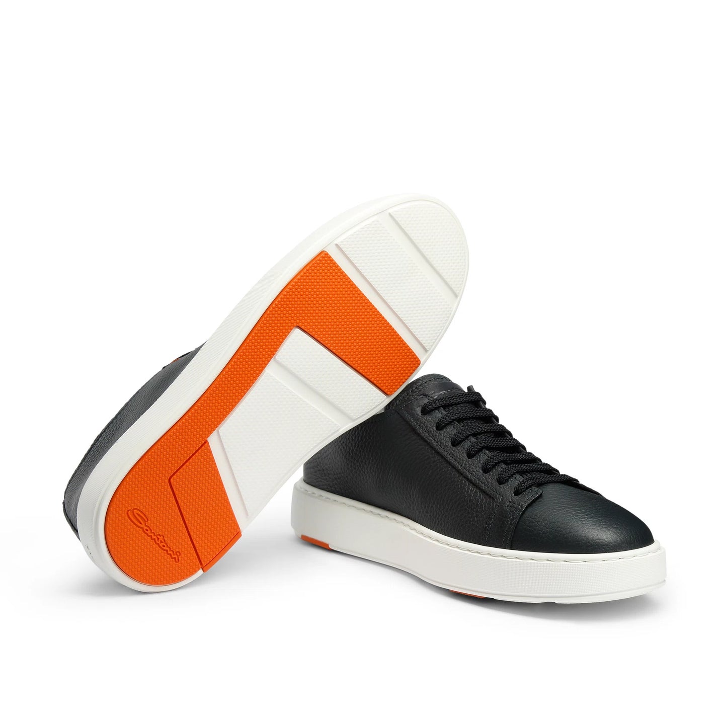 Sneaker Pelle Bottalata Blu