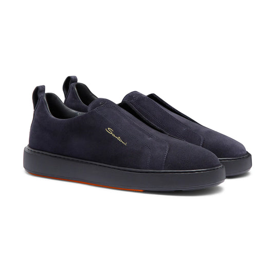 Slip-On Camoscio Blu