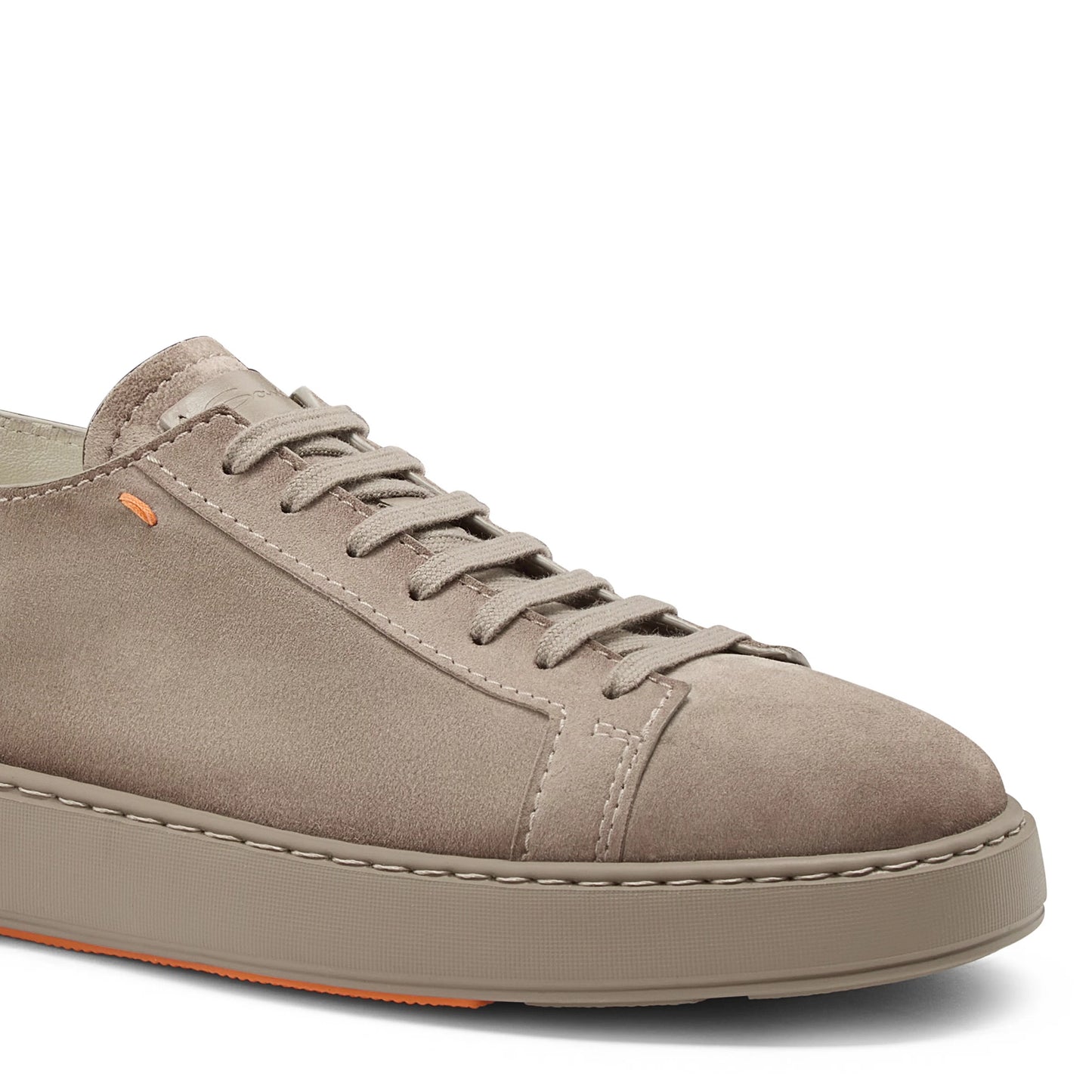 Women's Sneaker in White Tumbled Leather