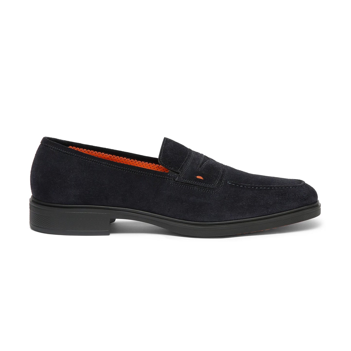 Mocassino Easy Camoscio Blu