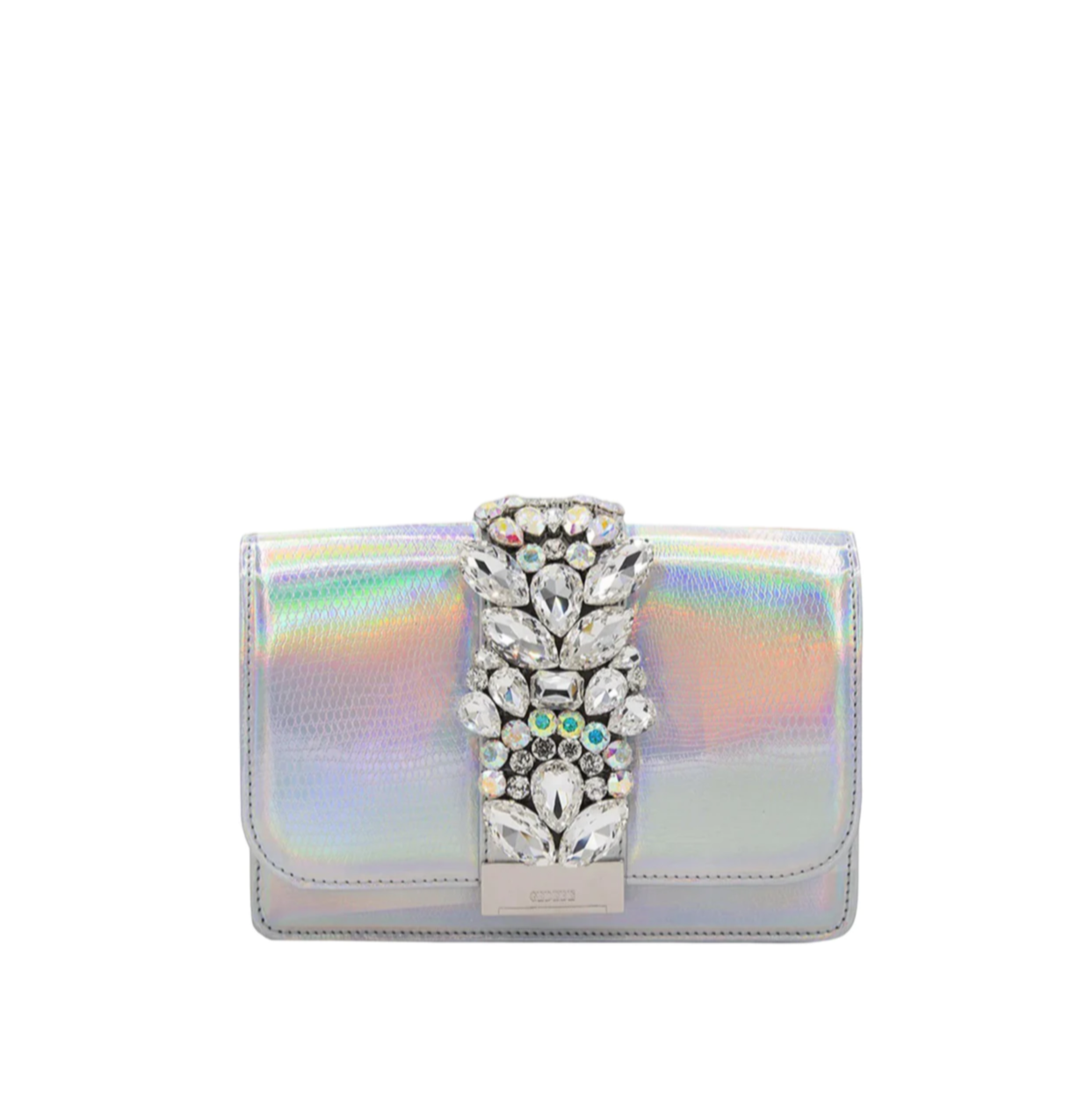 Mini Bag  Pelle Argento Iridescente