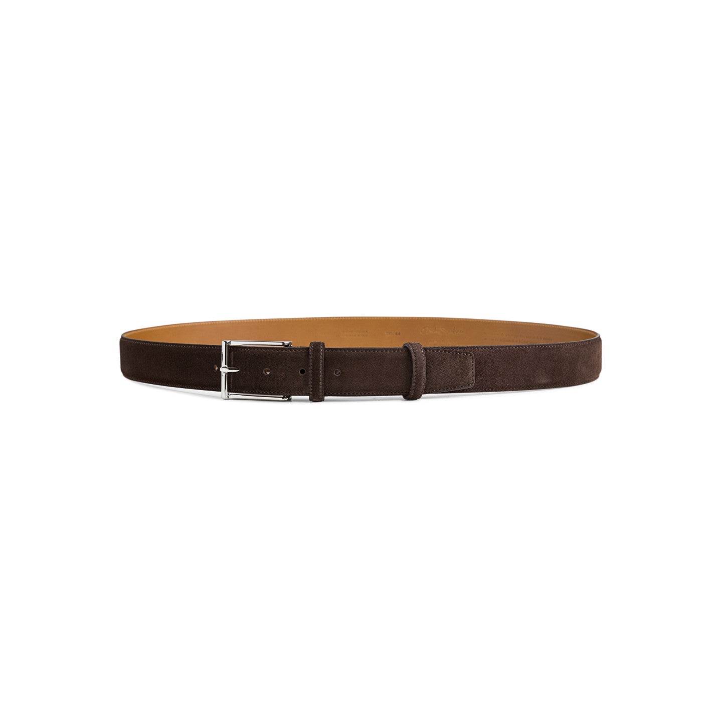 Cintura Regolabile in Camoscio Marrone