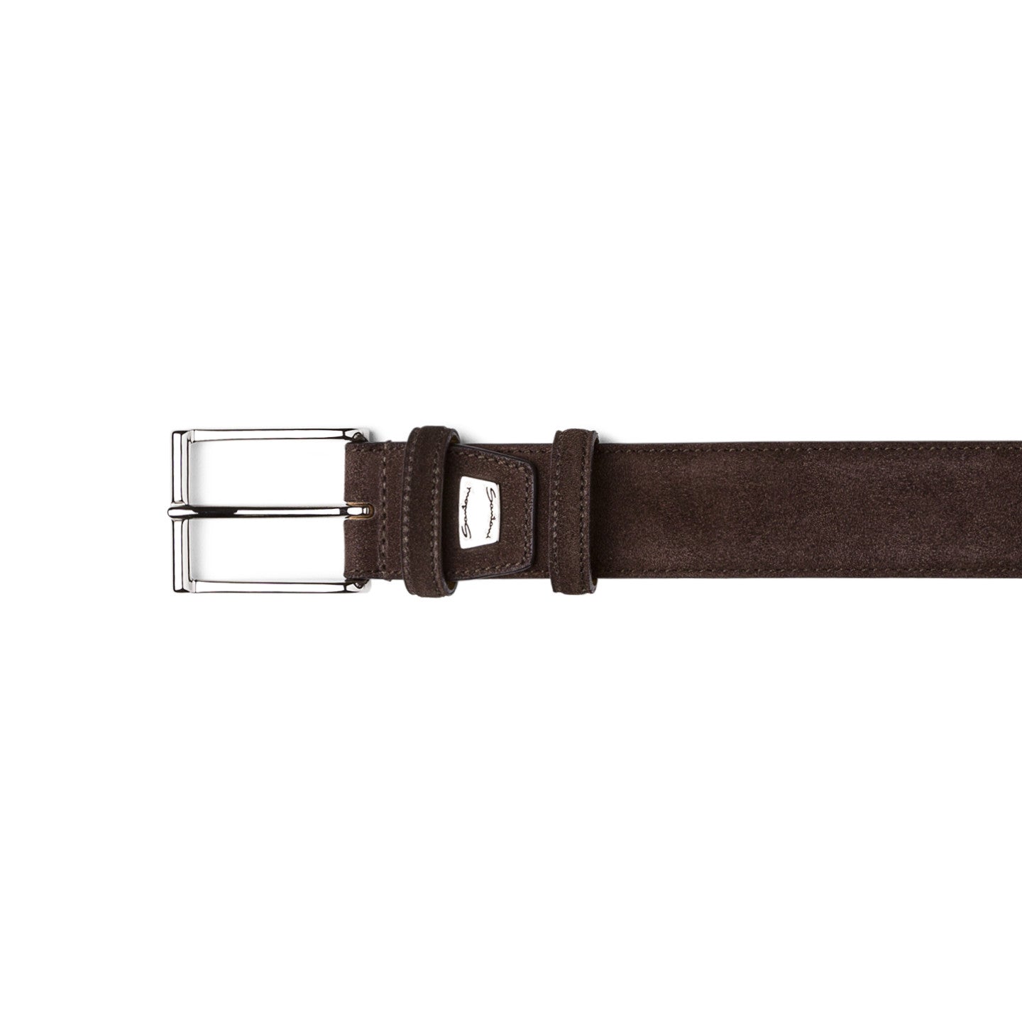 Cintura Regolabile in Camoscio Marrone