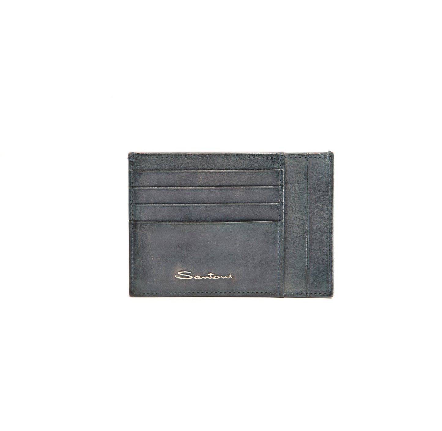 Portacarte in Pelle Verde