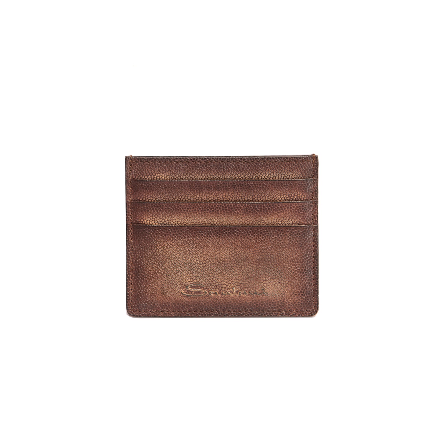 Portacarte in Pelle Marrone