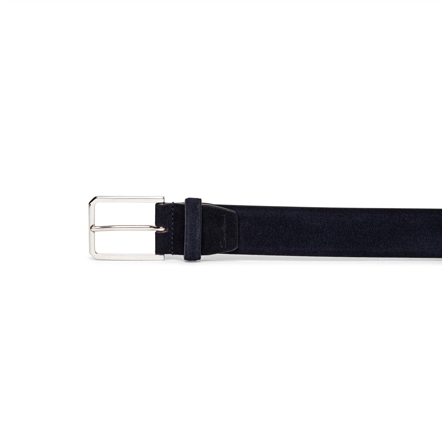 Cintura Regolabile in Suede Blu