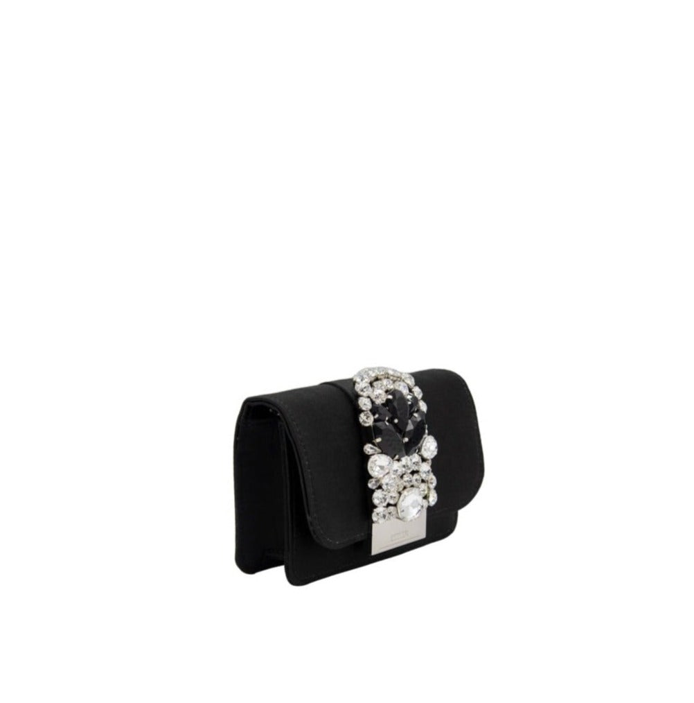 Mini Bag Satin Nera