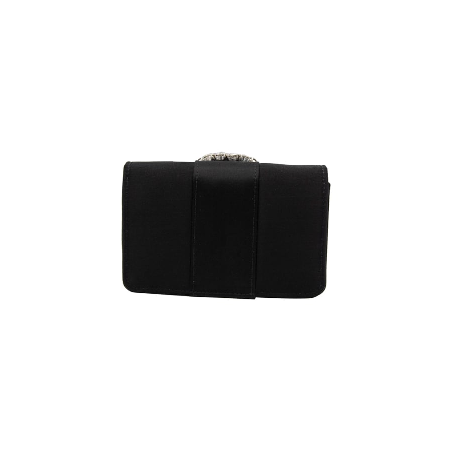 Mini Bag Satin Nera