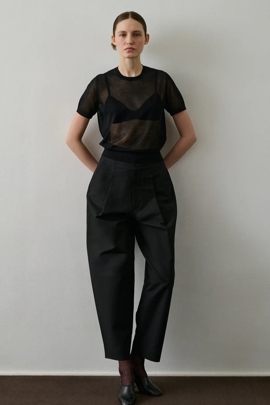 T-Shirt Trasparente Nera